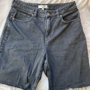 Dynamite Black Denim Shorts